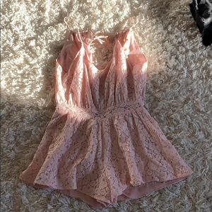 Lace romper